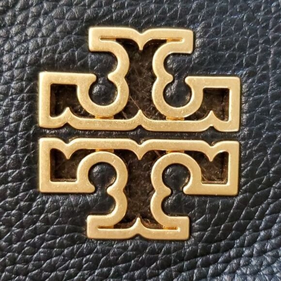 Tory Burch Leather Britten Slouch Bag Shoulder Tote Handbag WOMEN'S WOMAN'S - Picture 14 of 16